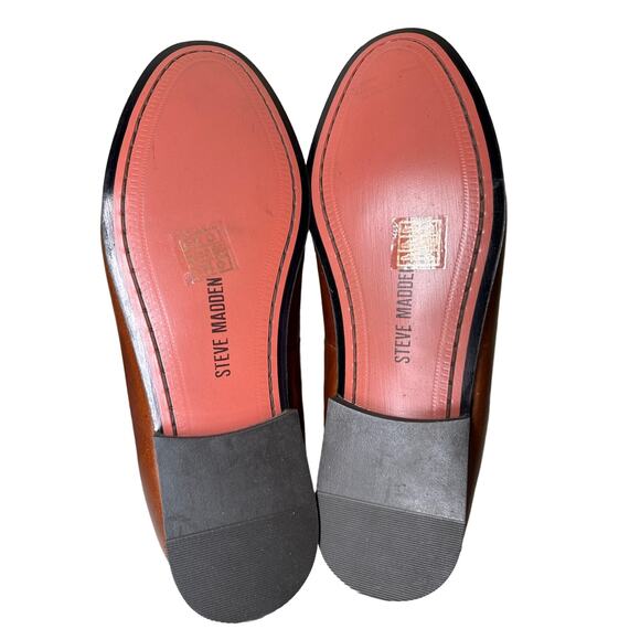 Steve Madden perfct brown leather slip on loafers - Picture 6 of 7